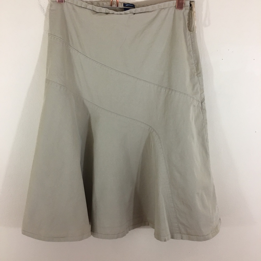 GAP A-Line Skirt in Iconic Khaki
